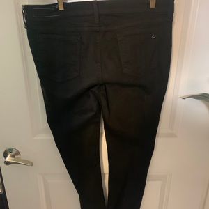 Rag and Bone Monochrome Black Skinny Jean